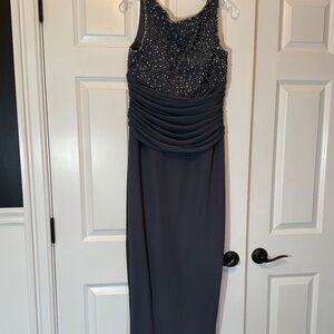 Prom/Cocktail Steel Gray Gown